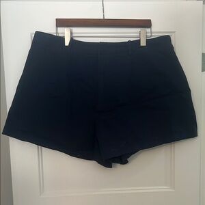 Cider Blue Bermuda Shorts High-Waisted Tailored